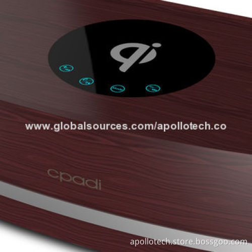 Wooden Speaker, Built-in Qi Wireless, 20Hz-20kHz Frequency Response, V4.0 + EDR BT Version, 1,540